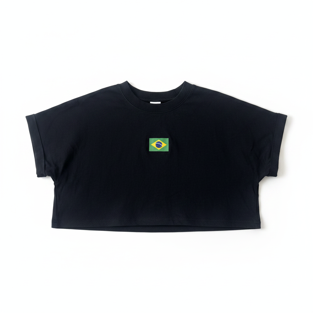 Black Brazil Crop Top - Professional