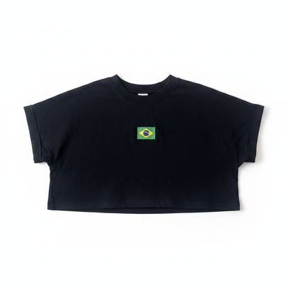 Black Brazil Crop Top - Professional